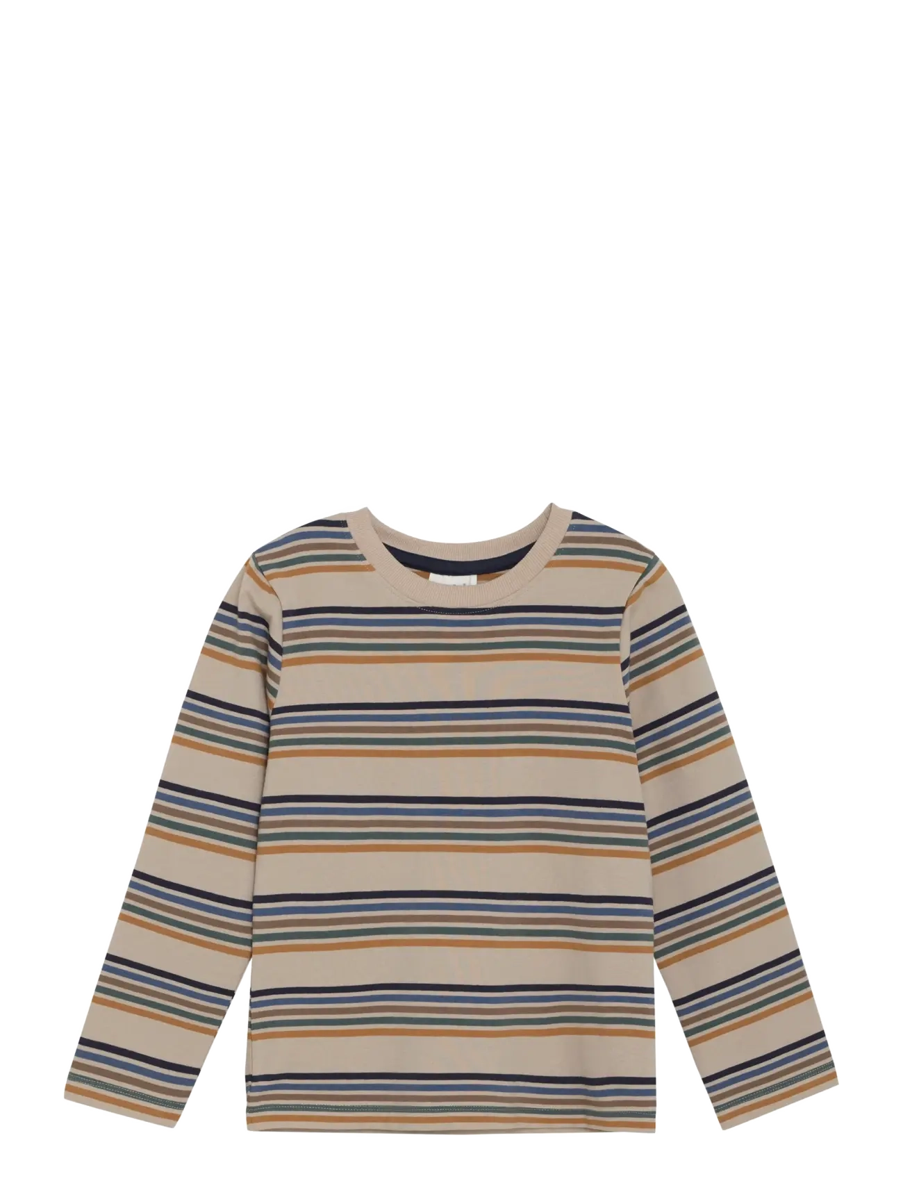 Minymo - T-shirt LS Y/D - langärmelig - oxford tan - 0
