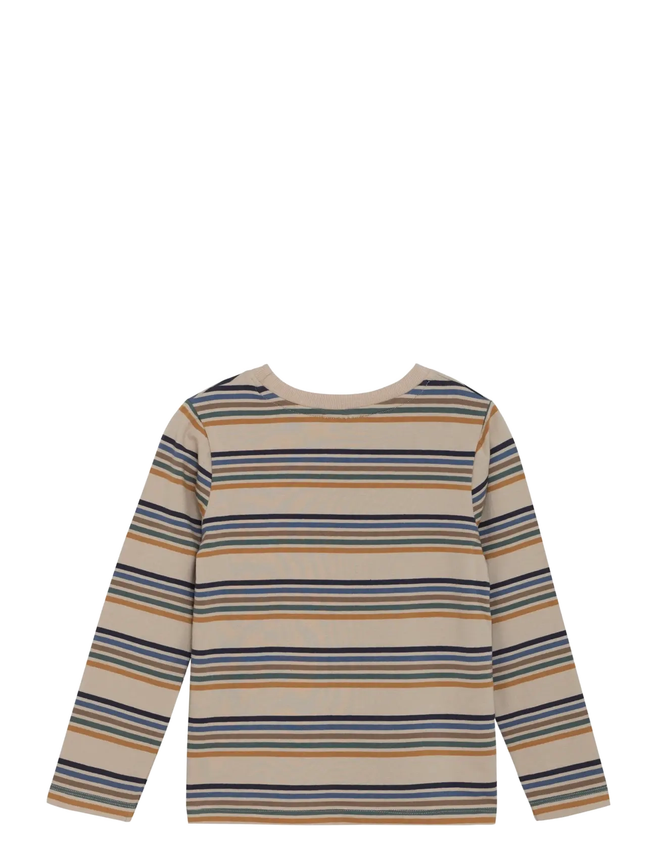 Minymo - T-shirt LS Y/D - langärmelig - oxford tan - 1