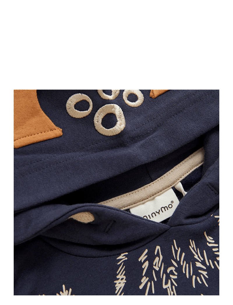 Minymo - Sweatshirt LS - kapuzenpullover - parisian night - 3