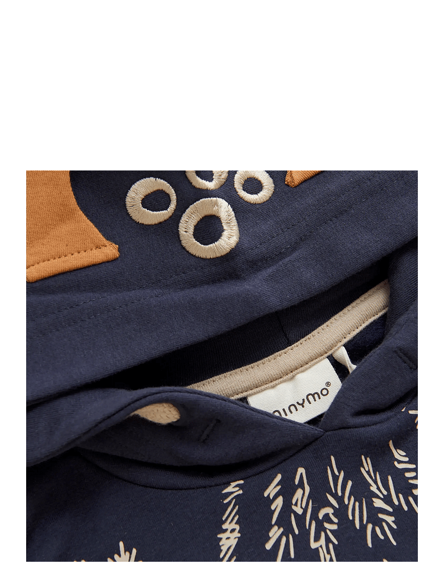 Minymo - Sweatshirt LS - kapuzenpullover - parisian night - 3