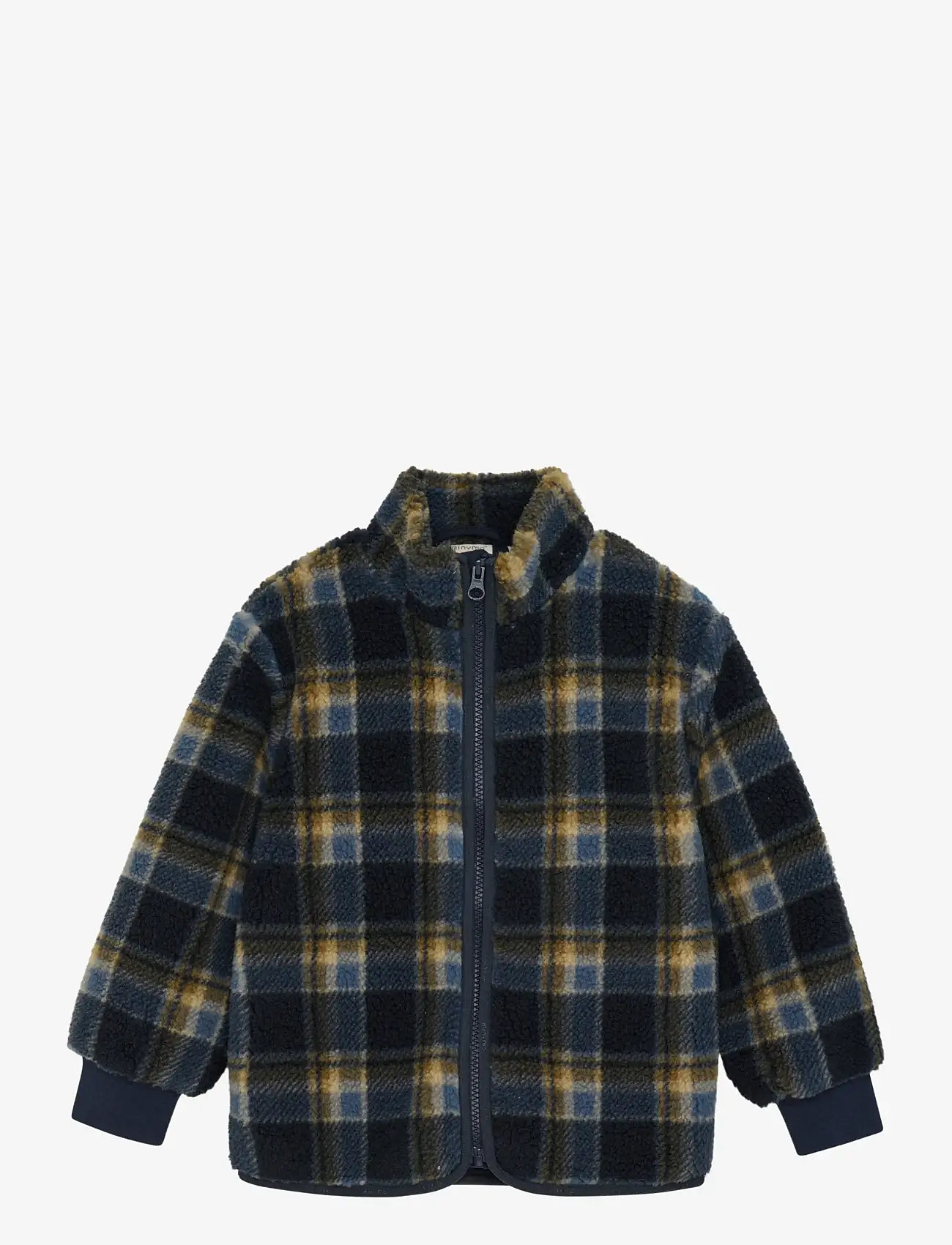 Minymo - Teddy Jacket AOP w. Lining - herbstjacken - parisian night - 0