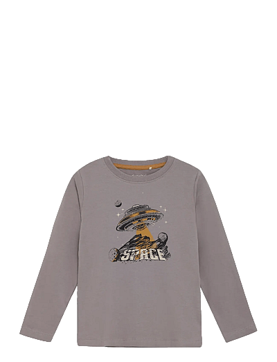Minymo T-shirt LS - Long-sleeved t-shirts - CLOUDBURST / grey