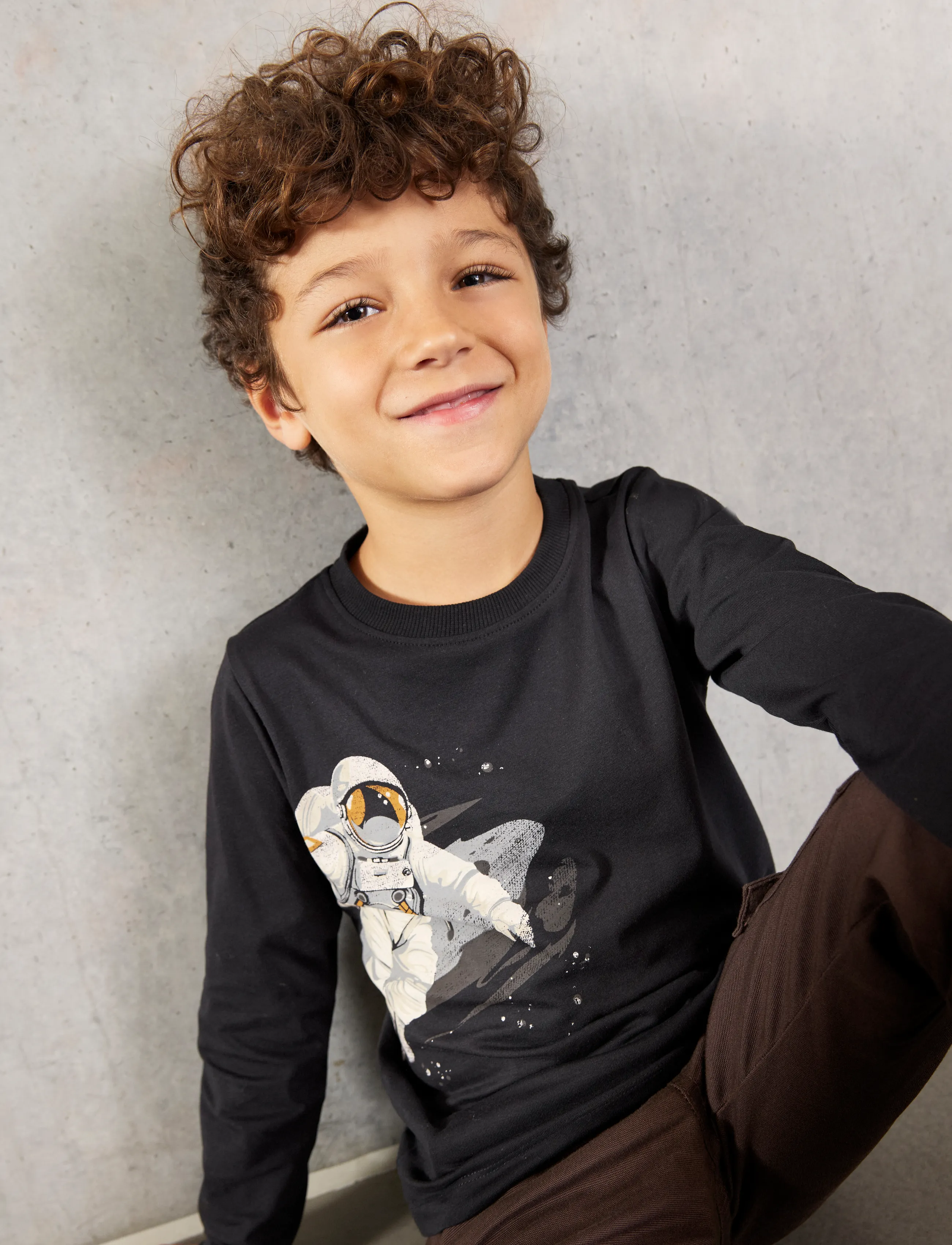 Minymo T-shirt LS - Topper & T-skjorter - TAP SHOE / navy