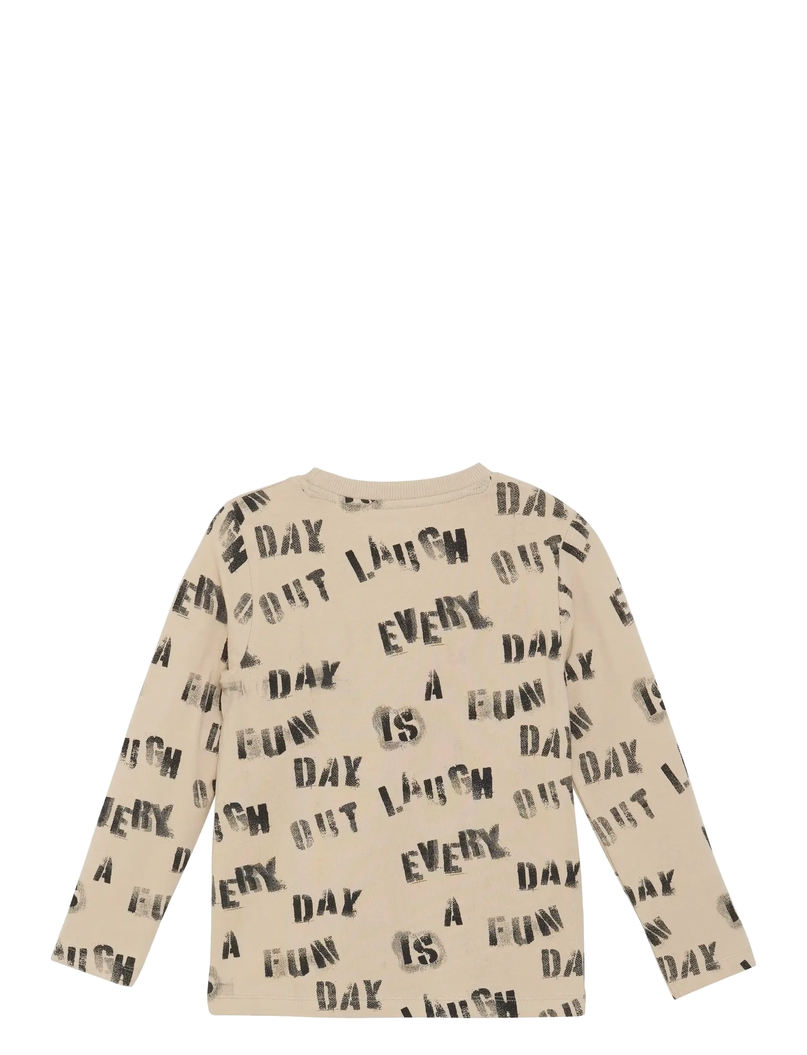 Minymo - T-shirt LS AOP - pikkade varrukatega t-särgid - oxford tan - 1