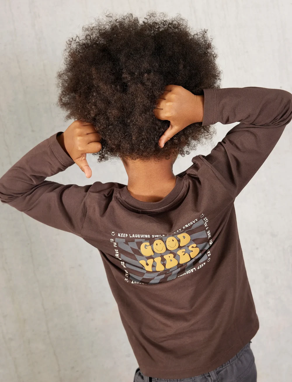 Minymo - T-shirt LS - långärmade t-shirts - bracken - 4