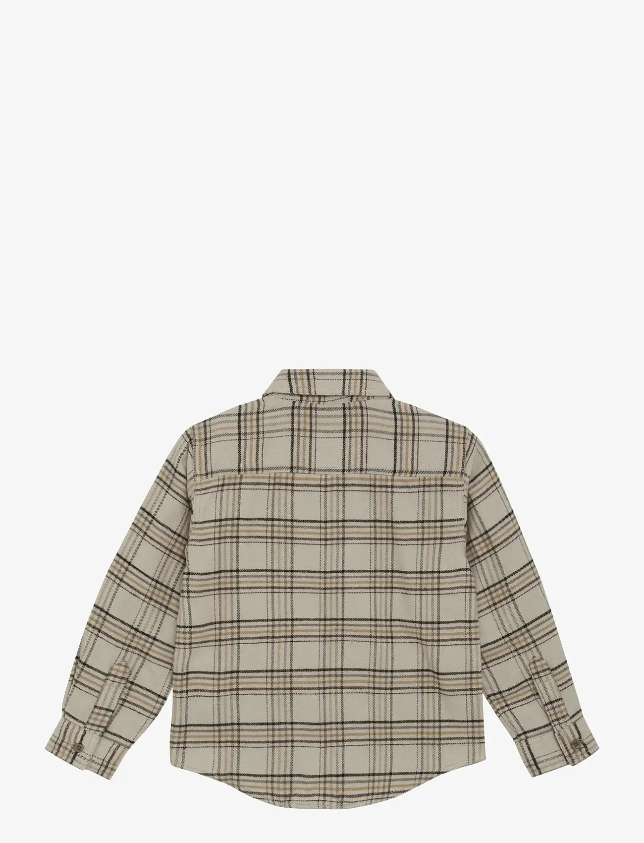 Minymo - Shirt LS Check - long-sleeved shirts - oxford tan - 2