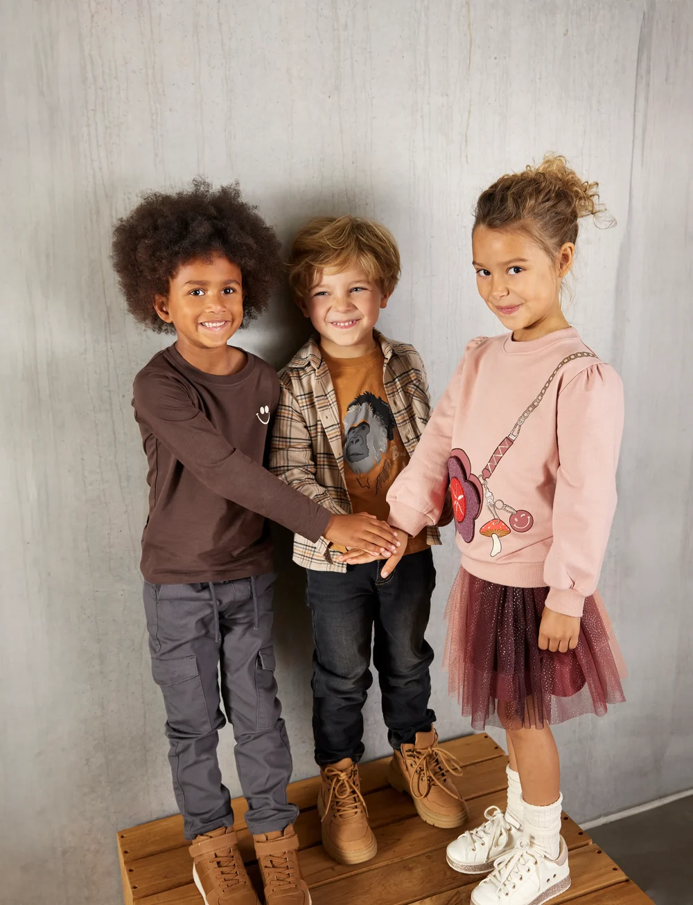 Minymo - Shirt LS Check - langärmlige hemden - oxford tan - 3