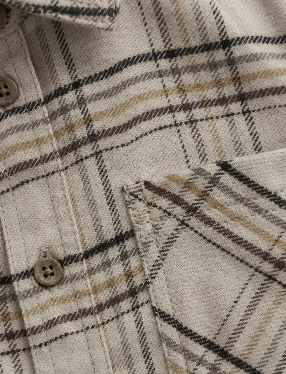 Minymo - Shirt LS Check - langärmlige hemden - oxford tan - 5