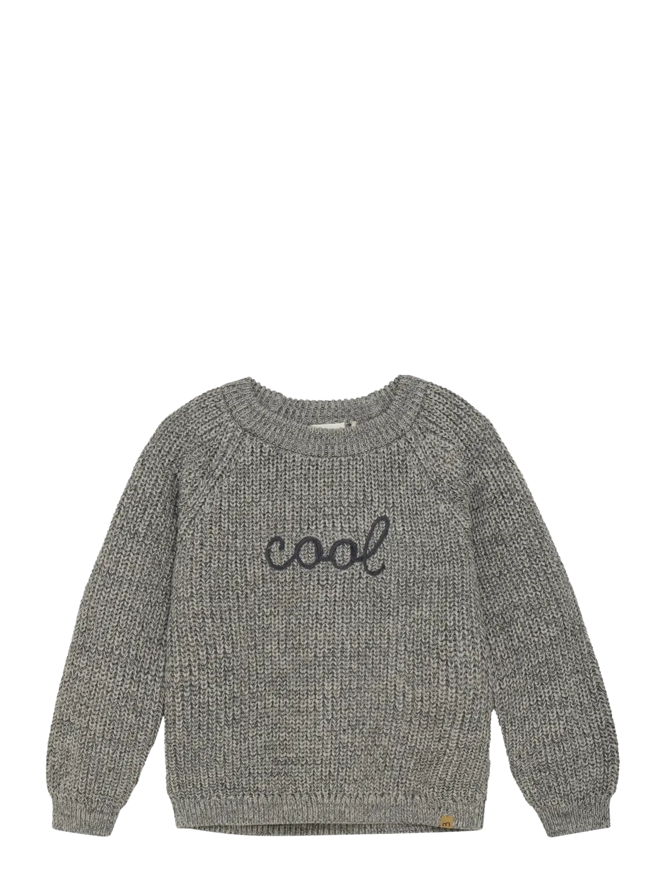 Minymo Pullover Knit, 116, Knitwear, Grau - Pullovers, Kinder