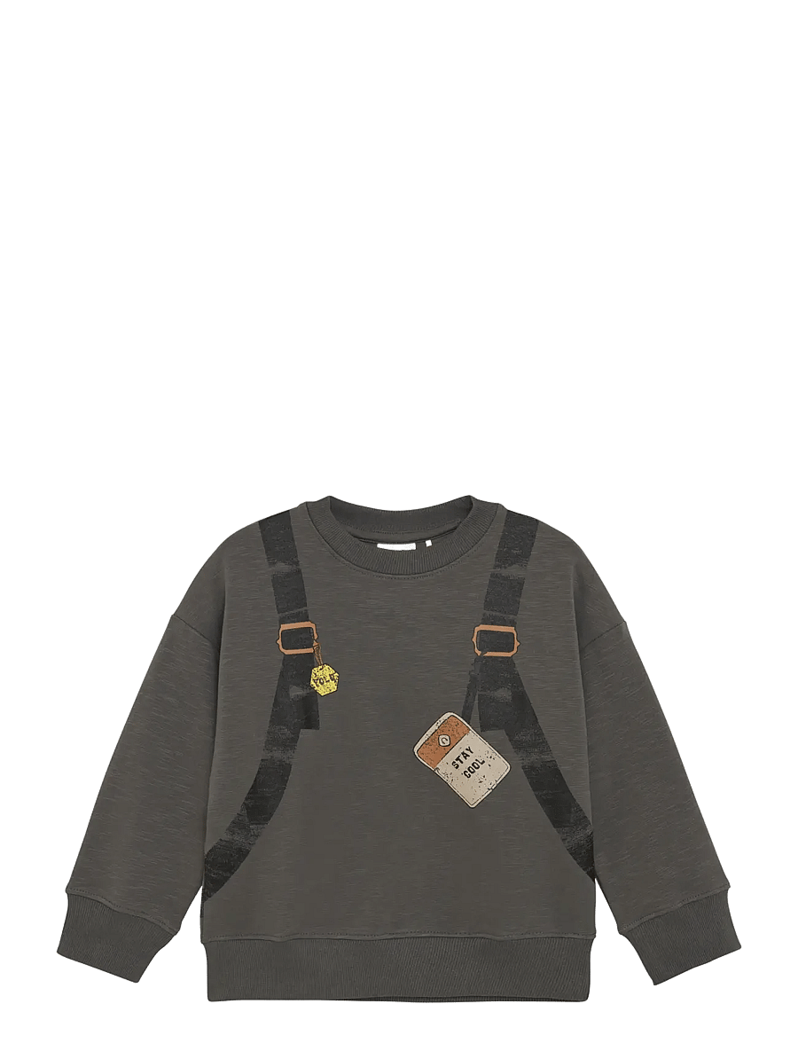 Minymo - Sweatshirt LS - dressipluusid - dark gull grey - 1