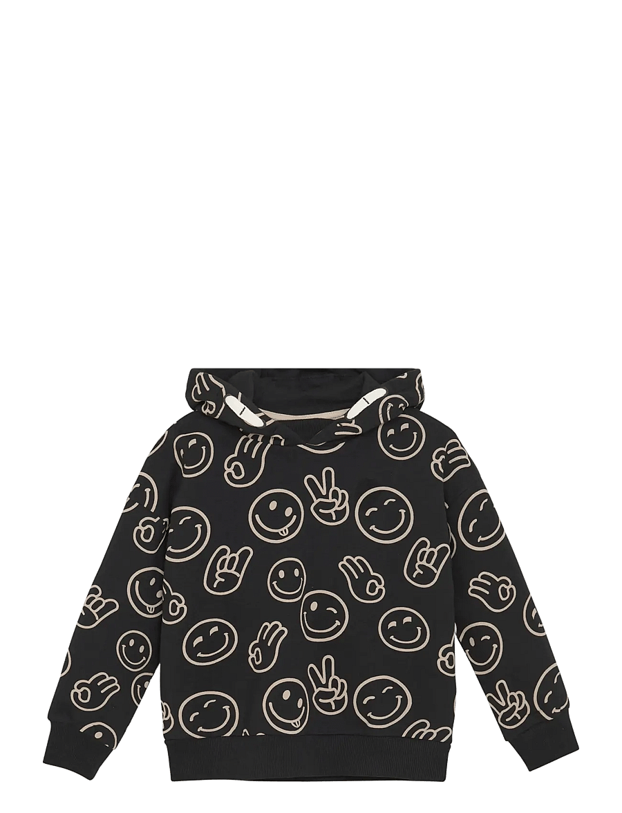 Minymo - Sweatshirt LS AOP - kapuutsiga dressipluusid - tap shoe - 1