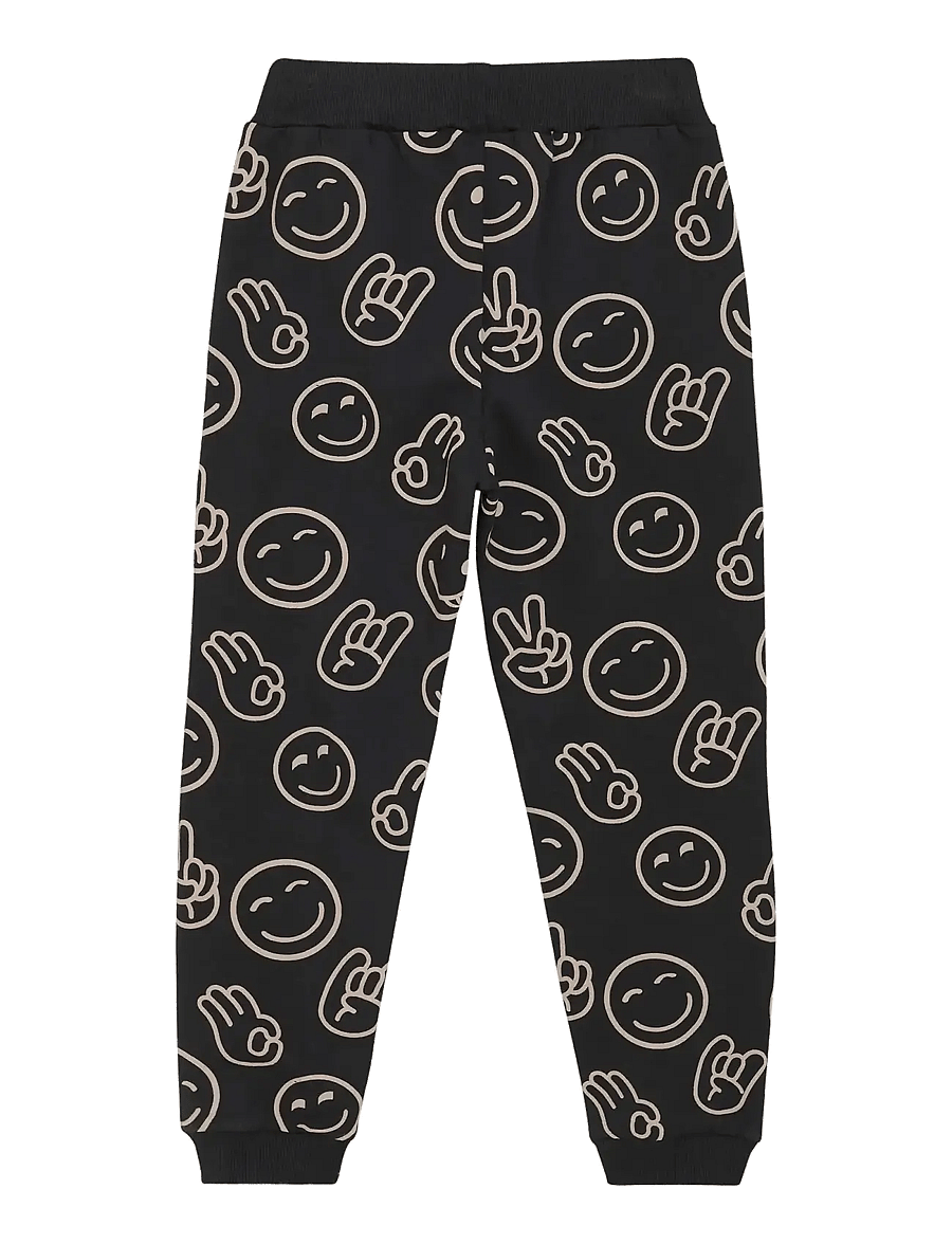 Minymo - Pants Sweat AOP - sweatpants - tap shoe - 1