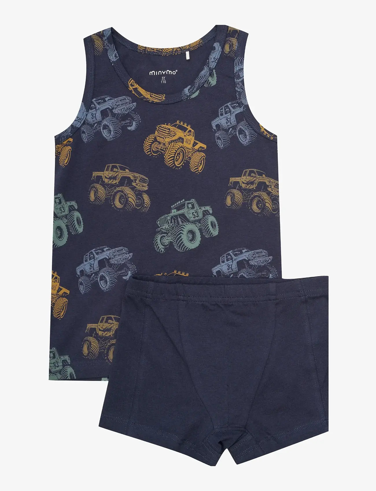 Minymo - Underwear Set AOP - komplektid - parisian night - 0