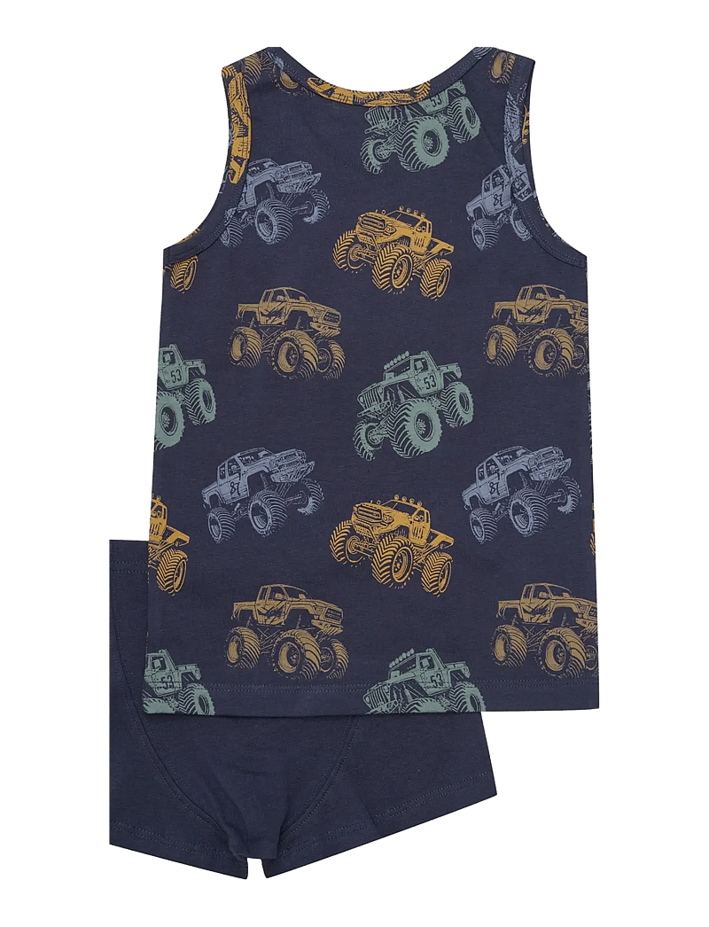 Minymo - Underwear Set AOP - alusasusetit - parisian night - 1