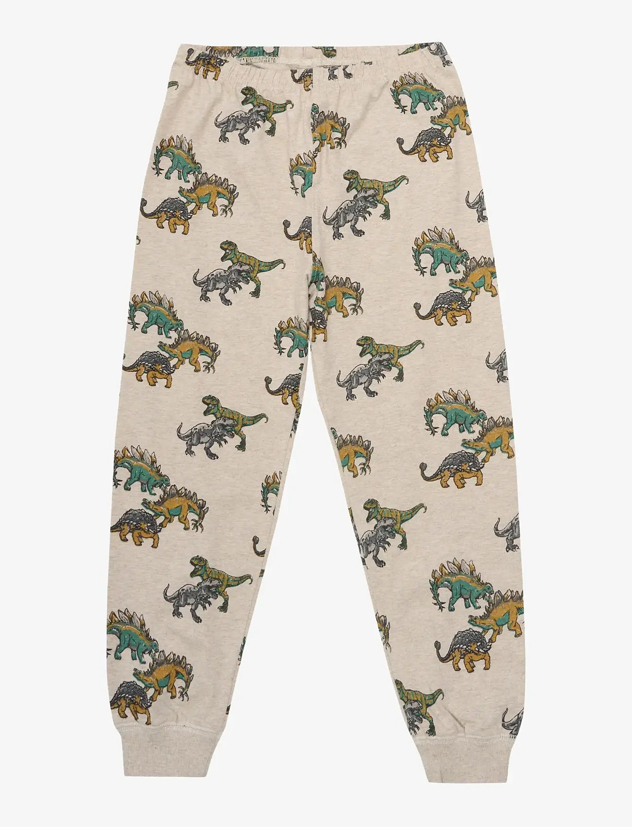 Minymo - Pyjamas LS Set AOP - sets - beige melange - 3