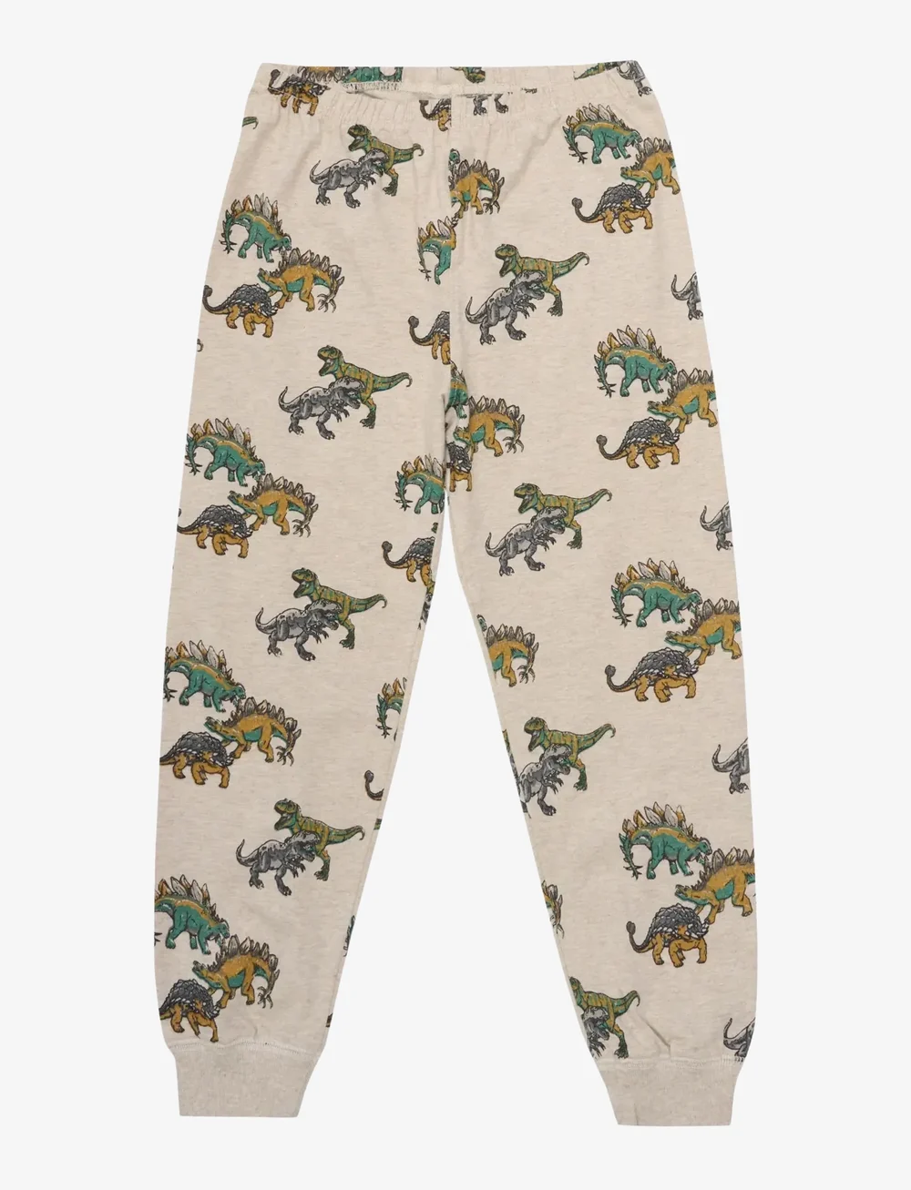 Minymo - Pyjamas LS Set AOP - pyjamassæt - beige melange - 4