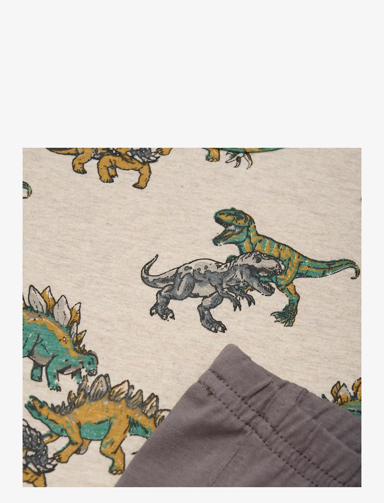 Minymo - Underwear Set AOP - undertøjssæt - beige melange - 4