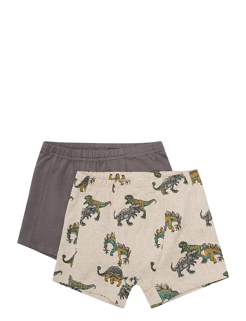 Minymo - Boxers 2-Pack AOP - underklädesset - beige melange - 0