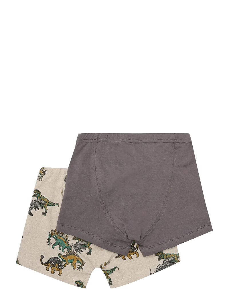 Minymo - Boxers 2-Pack AOP - underklädesset - beige melange - 1