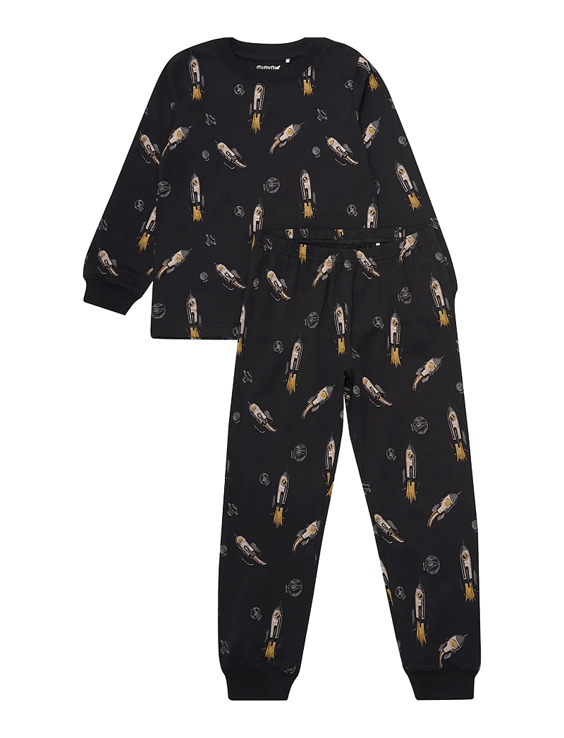 Minymo - Pyjamas LS Set AOP - pyjamassæt - tap shoe - 1