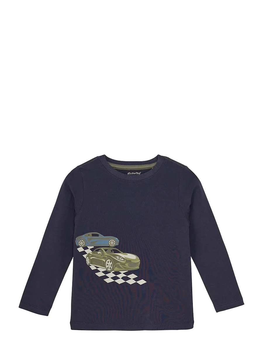 Minymo - T-shirt LS - langærmede t-shirts - parisian night - 0