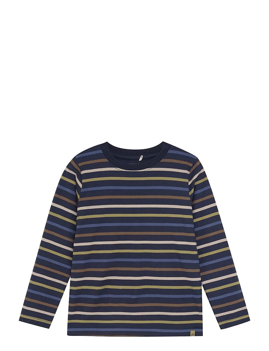 Minymo - T-shirt LS Y/D - sets mit langärmeligem t-shirt - parisian night - 0