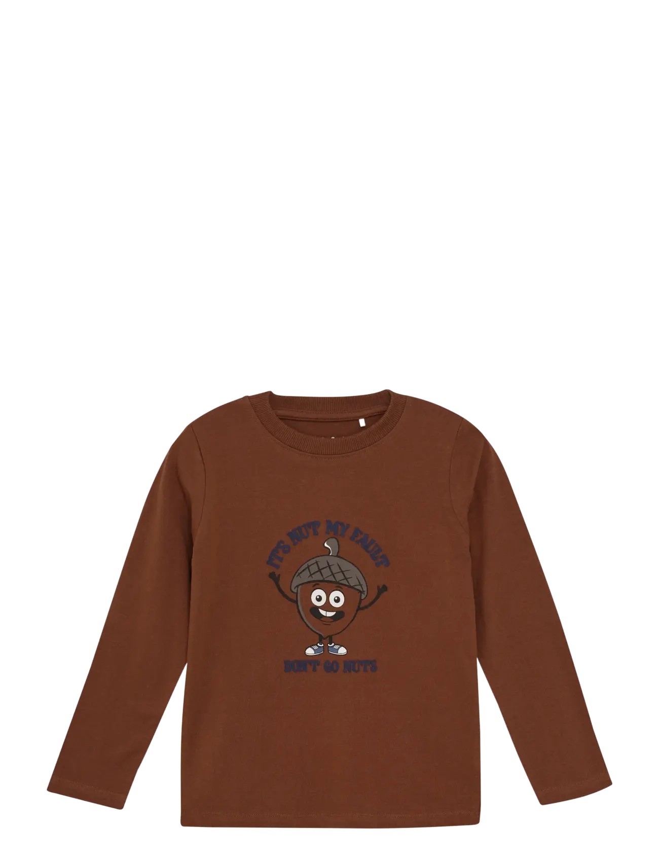 MINYMO T-Shirt Ls Braun - 116 - Kinder