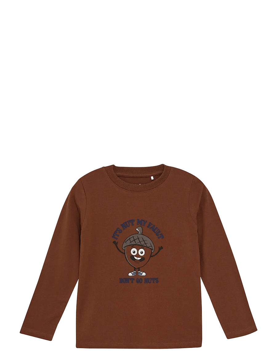Minymo - T-shirt LS - t-krekli ar garām piedurknēm - cinnamon - 1