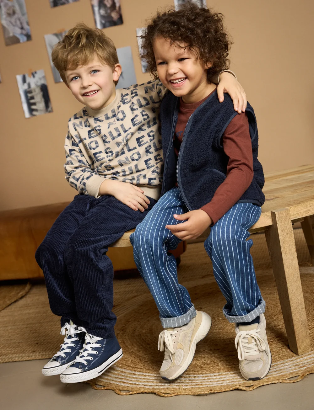 Minymo - Pants Cord - byxor - parisian night - 4