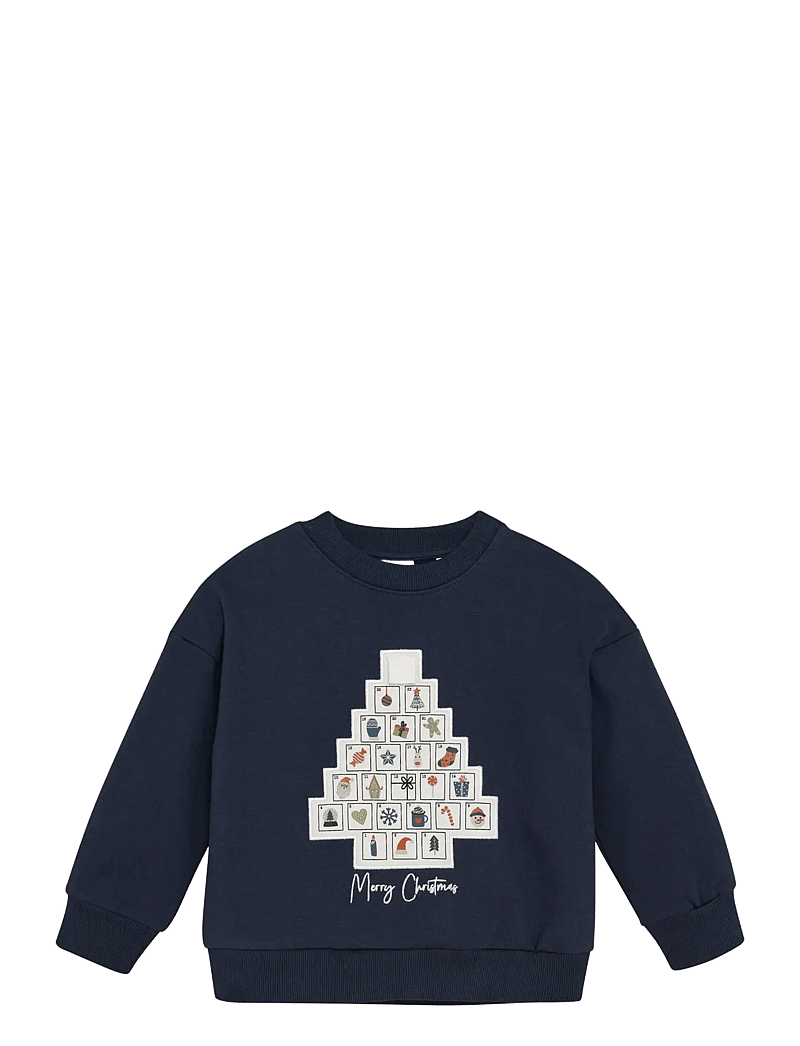 Minymo - Sweat LS - peysur - parisian night - 0