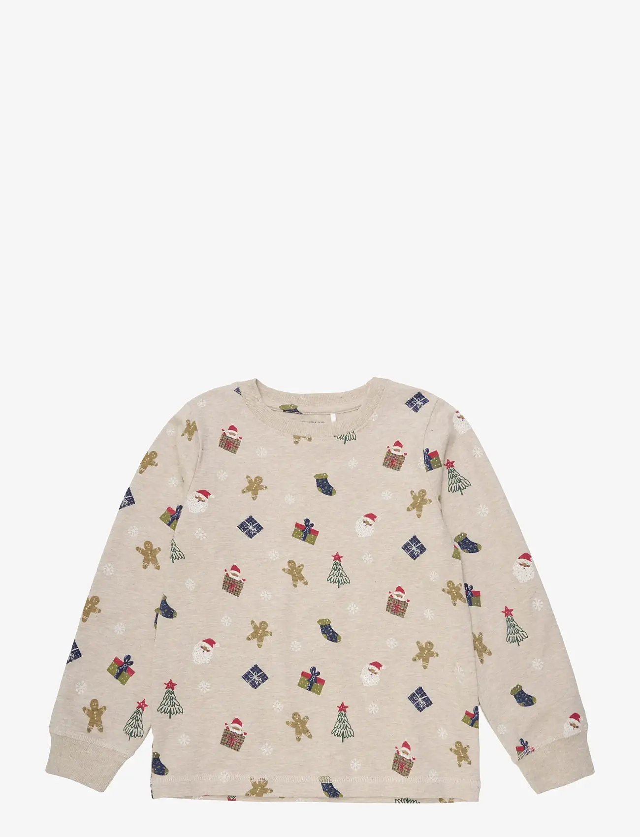 Minymo - Pyjamas Set AOP - sets - beige melange - 2