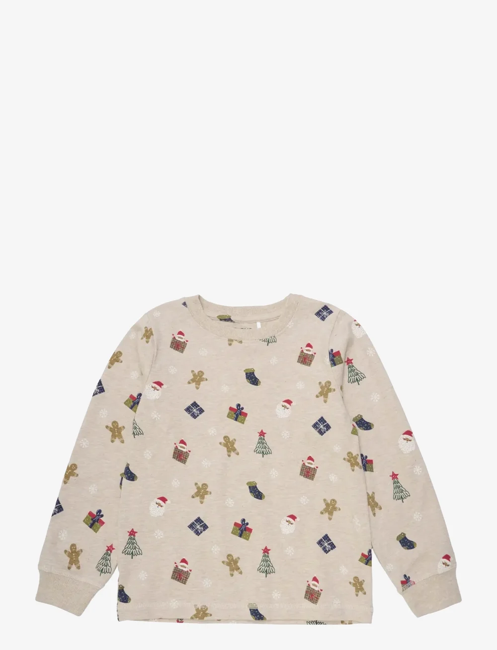 Minymo - Pyjamas Set AOP - pyjama-sets - beige melange - 2