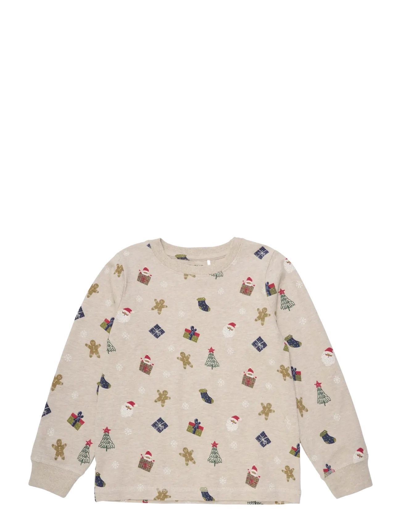 Minymo - Pyjamas Set AOP - sets - beige melange - 2