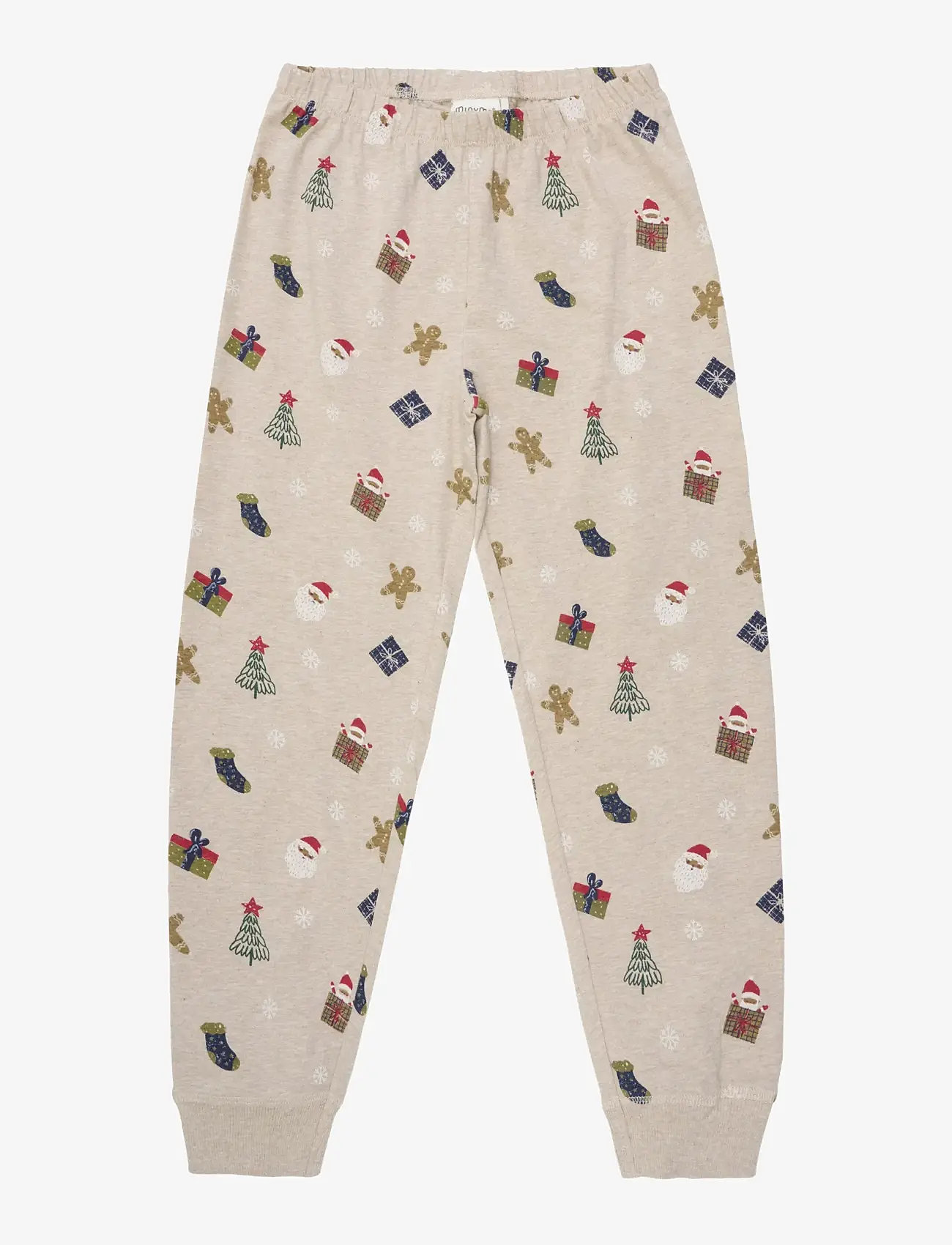 Minymo - Pyjamas Set AOP - sets - beige melange - 3