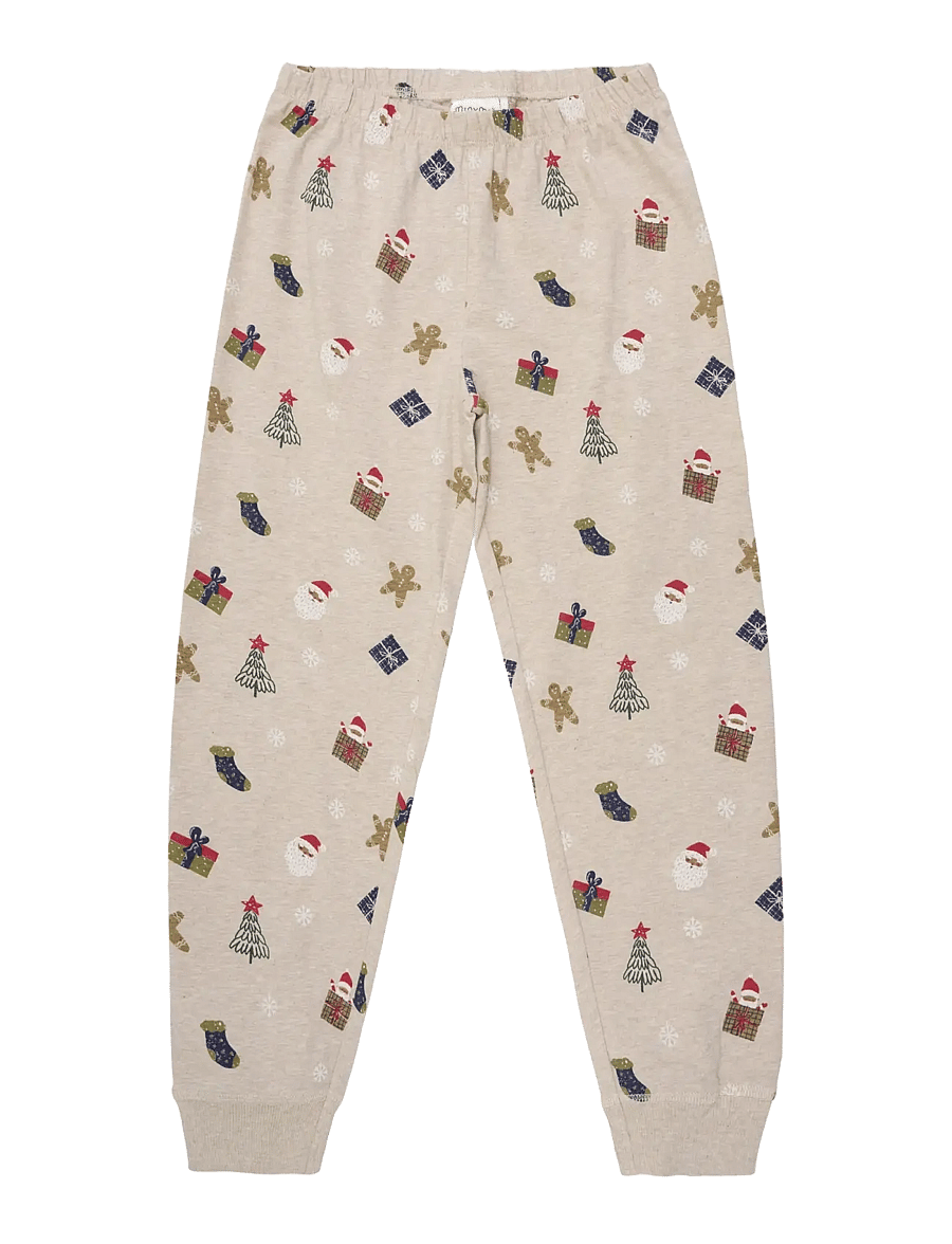 Minymo - Pyjamas Set AOP - pyjamasets - beige melange - 3