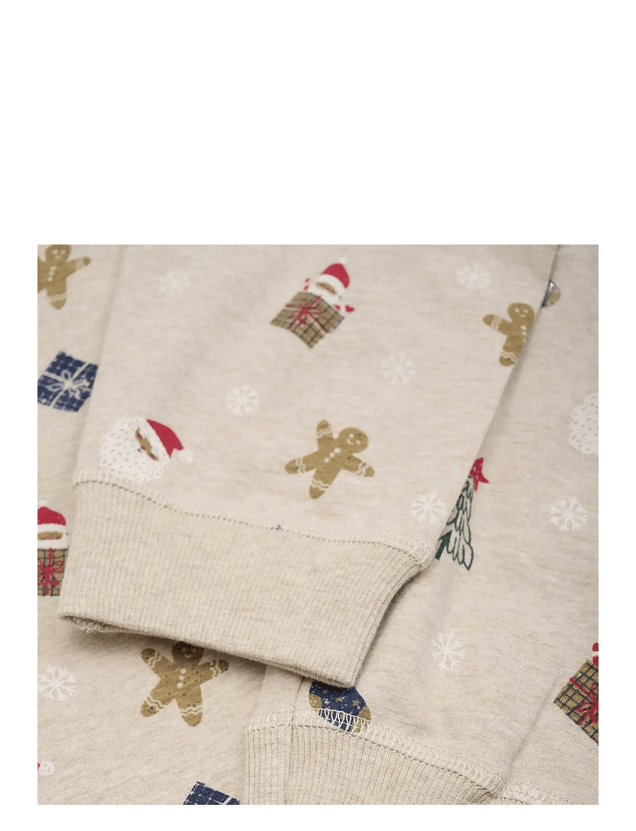 Minymo - Pyjamas Set AOP - pyjamasets - beige melange - 4