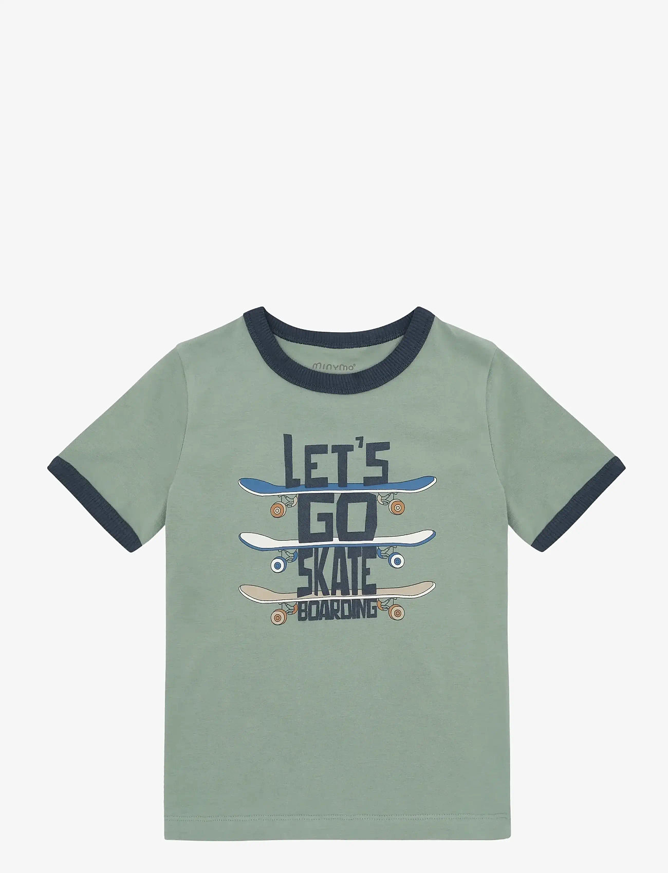 Minymo - T-shirt SS - lily pad - 0