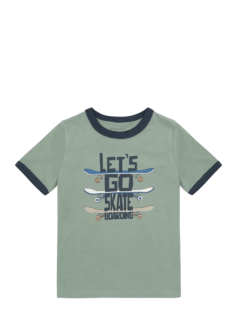 Minymo - T-shirt SS - lühikeste varrukatega t-särgid - lily pad - 0