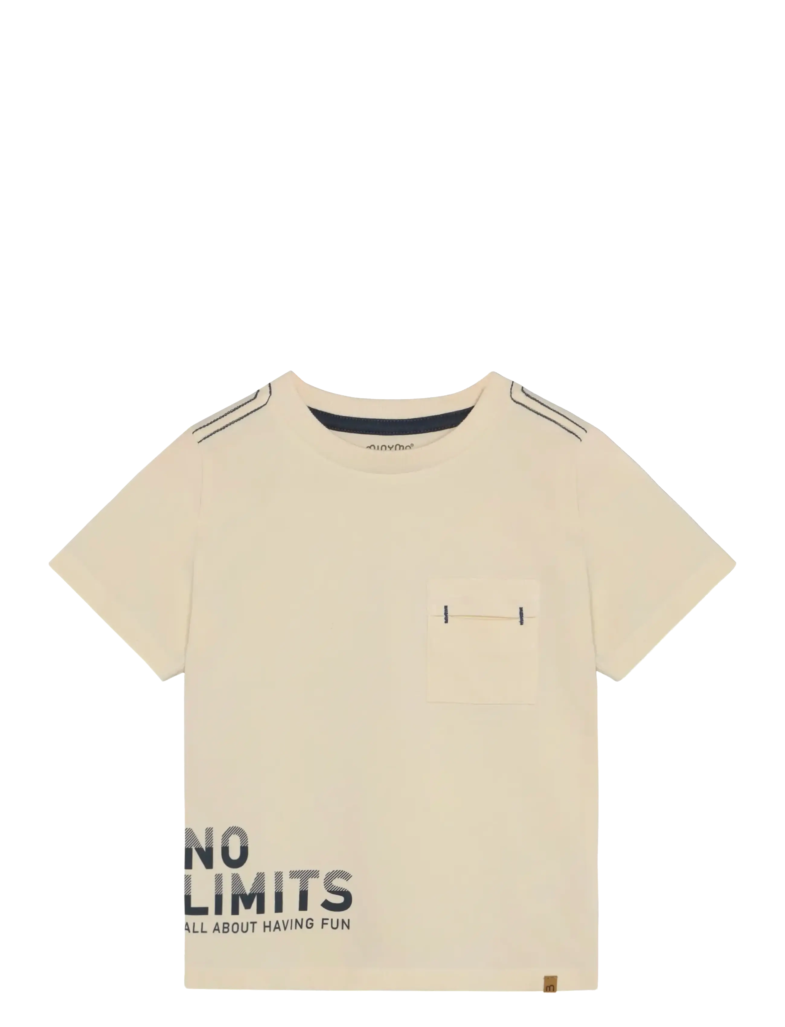 Minymo T-shirt SS - Lapsed 98–134 - WHITE SWAN / cream