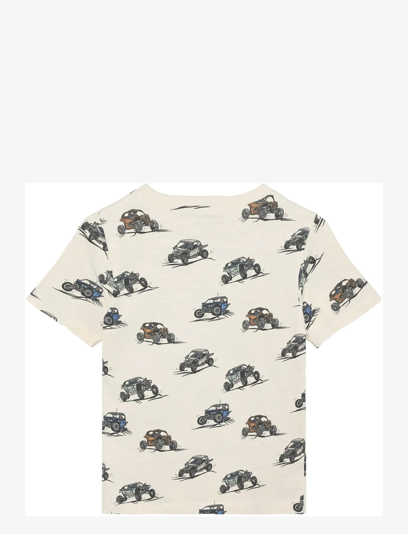 Minymo - T-shirt SS AOP - kortærmede - white swan - 2
