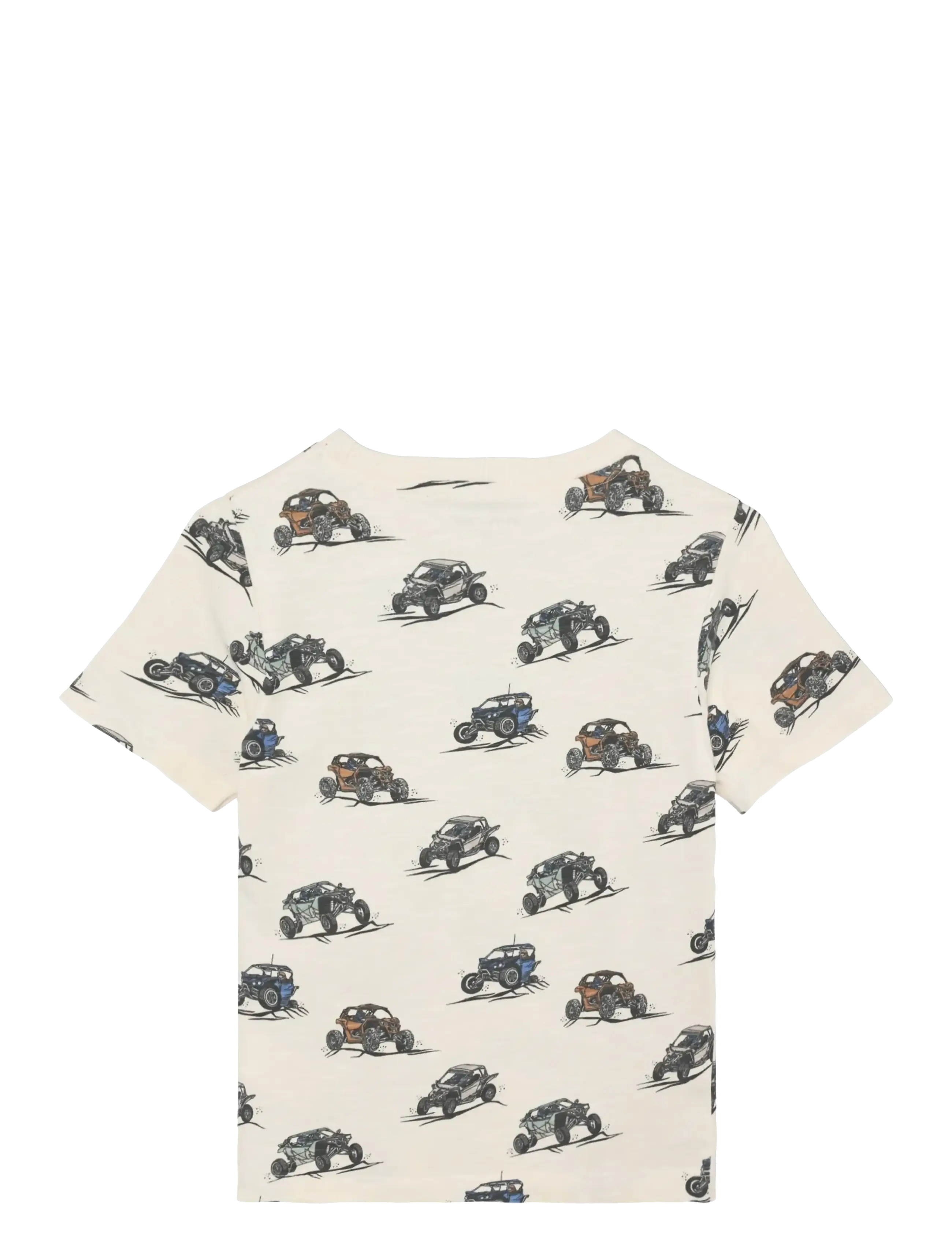 Minymo - T-shirt SS AOP - ar īsām piedurknēm - white swan - 2