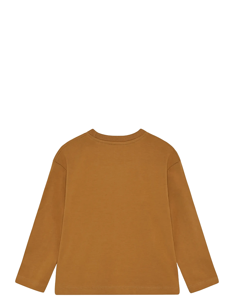 Minymo - T-shirt LS - long-sleeved t-shirts - almond - 2
