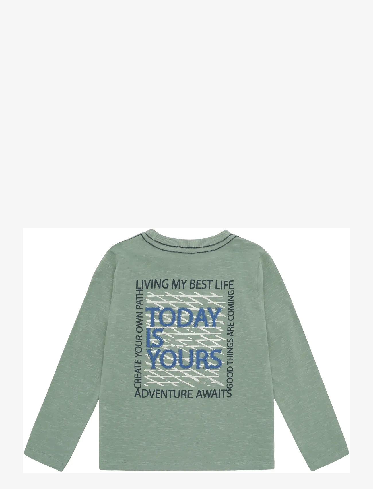 Minymo - T-shirt LS - långärmade t-shirts - lily pad - 2