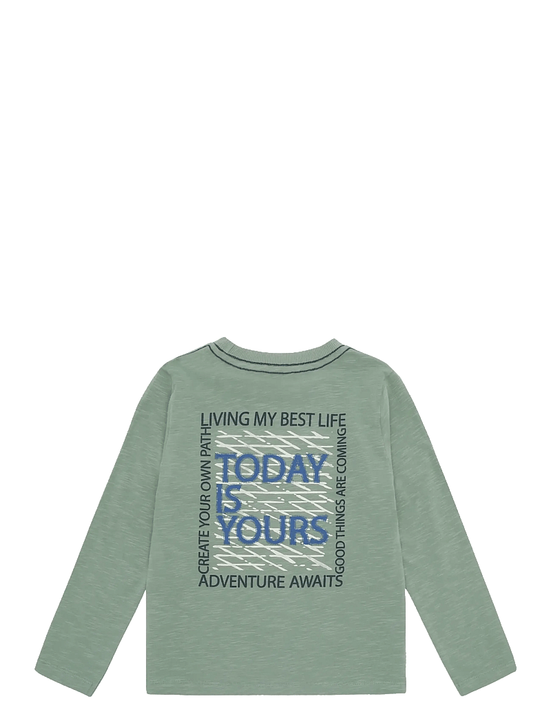 Minymo - T-shirt LS - långärmade t-shirts - lily pad - 2