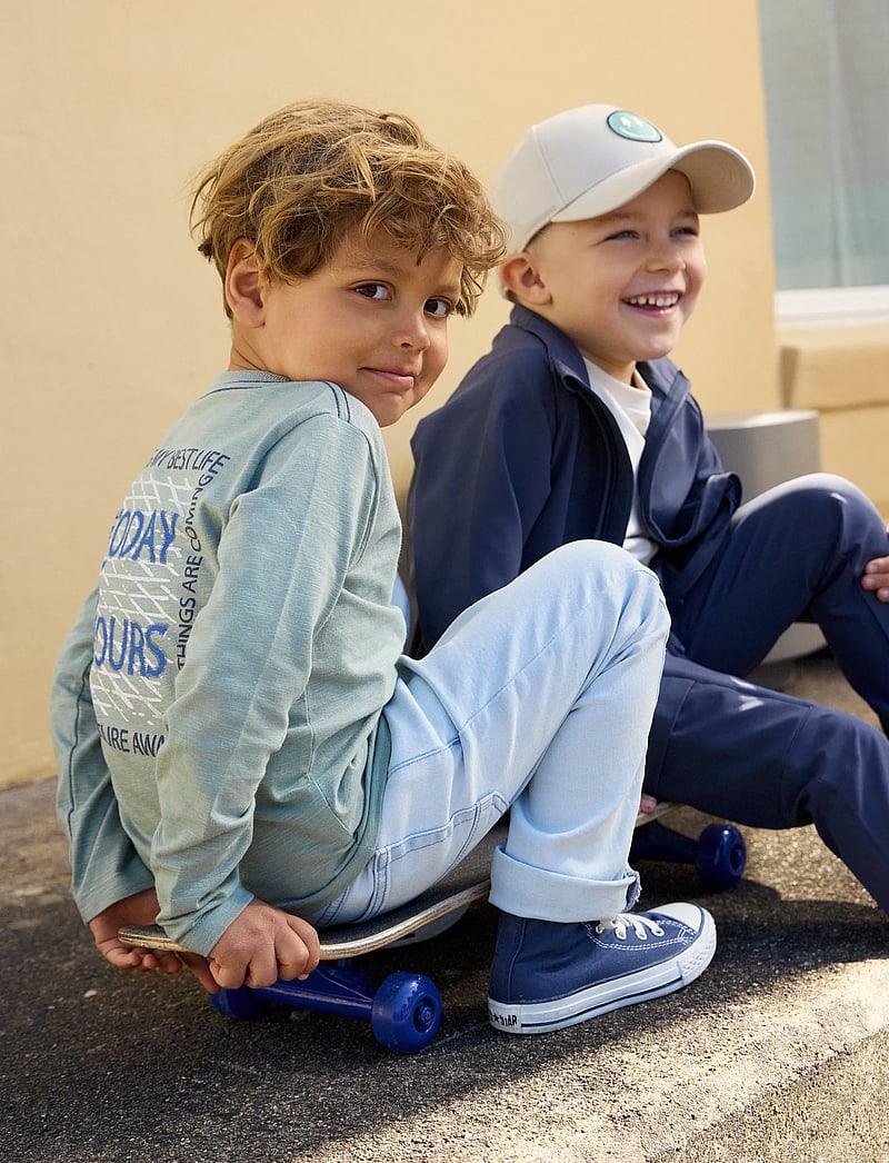 Minymo - T-shirt LS - långärmade t-shirts - lily pad - 0