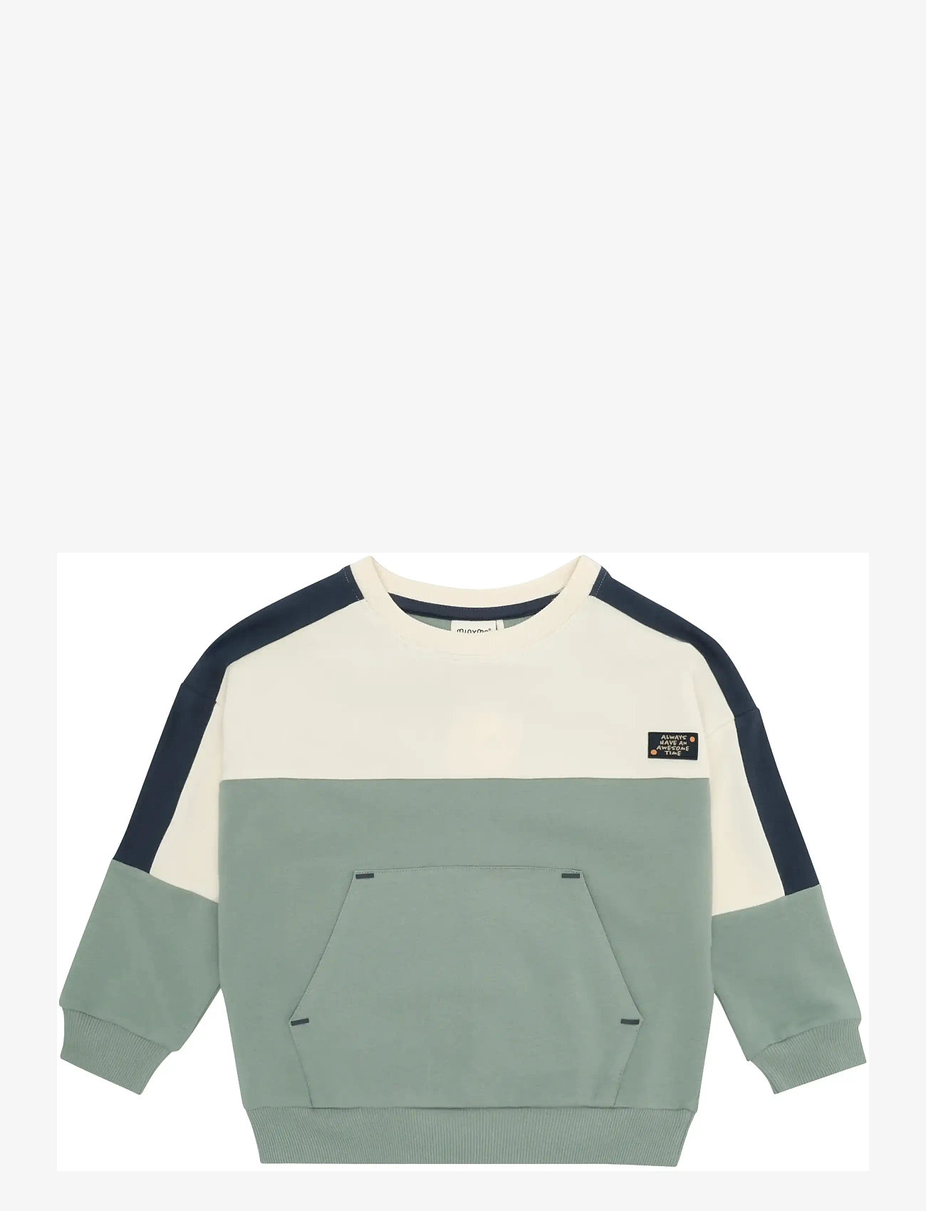 Minymo - Sweatshirt LS - dressipluusid - lily pad - 0