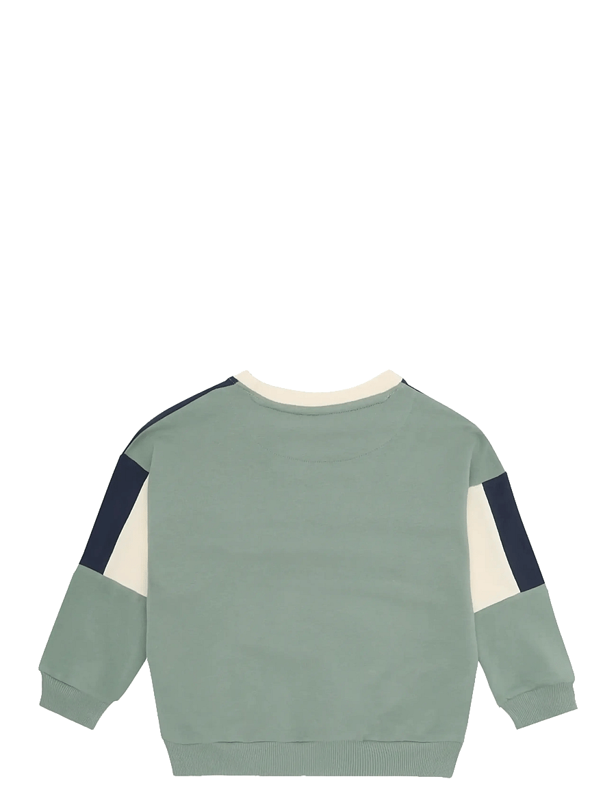 Minymo - Sweatshirt LS - sportiska stila džemperi un džemperi ar kapuci - lily pad - 1