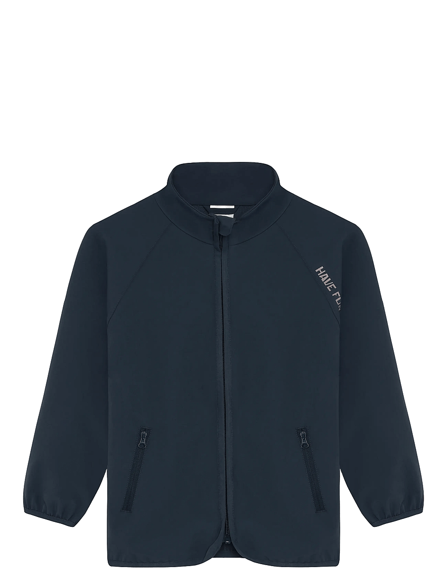 Minymo - Cardigan LS Woven - odyssey gray - 0
