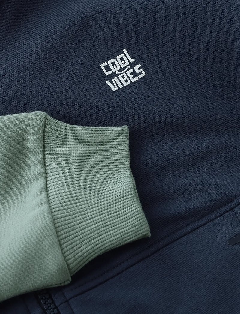 Minymo - Cardigan LS Sweat - fleece jackets - odyssey gray - 3