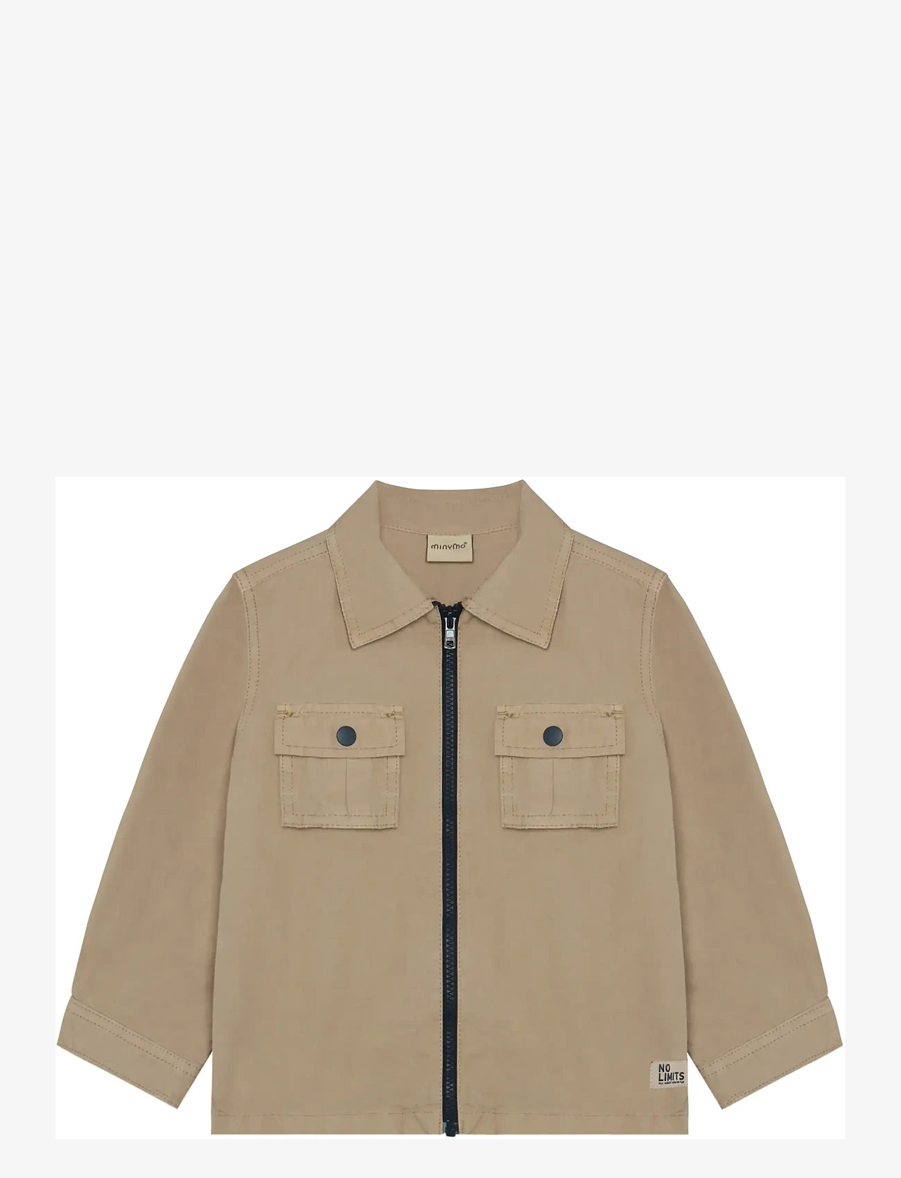 Minymo - Shirt LS Ribstop - light jackets - crockery - 1